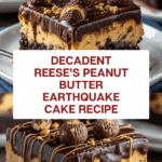Reese’s Peanut Butter Earthquake Cake Recipe