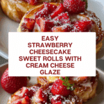 cake Sweet Rolls with Cream Cheese Glaze Recipe