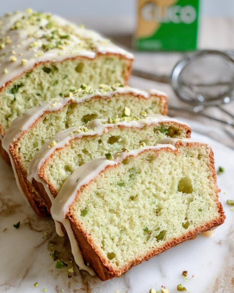 Pistachio Pudding Bread Recipe