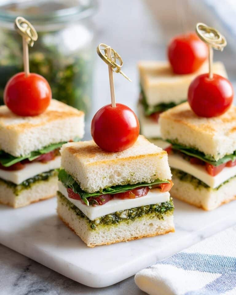 Pesto Caprese Sandwich Recipe