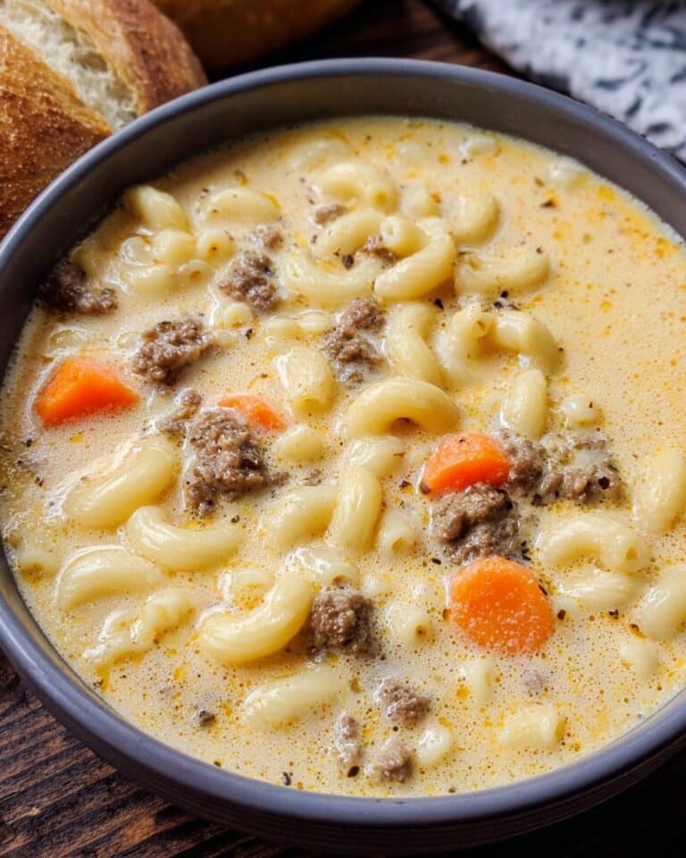 Cheeseburger Macaroni Soup Recipe