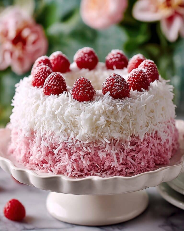 Raspberry Coconut Dessert Recipe