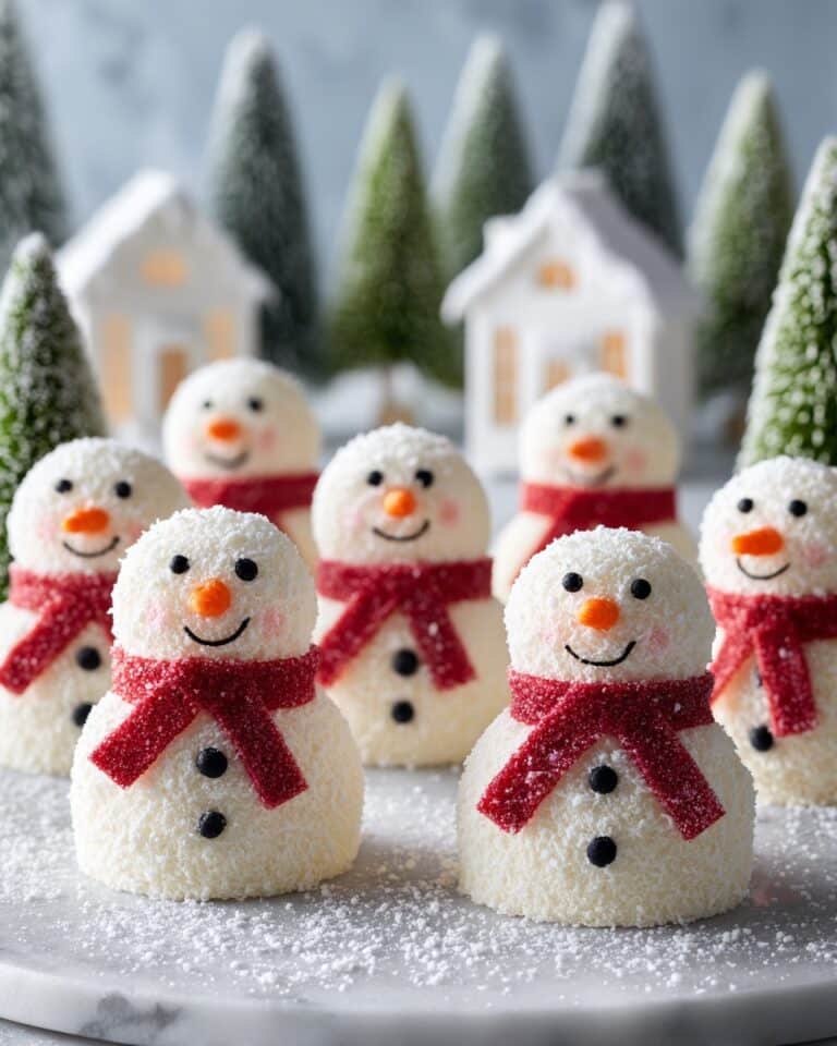 No-Bake Snowman Truffles Recipe