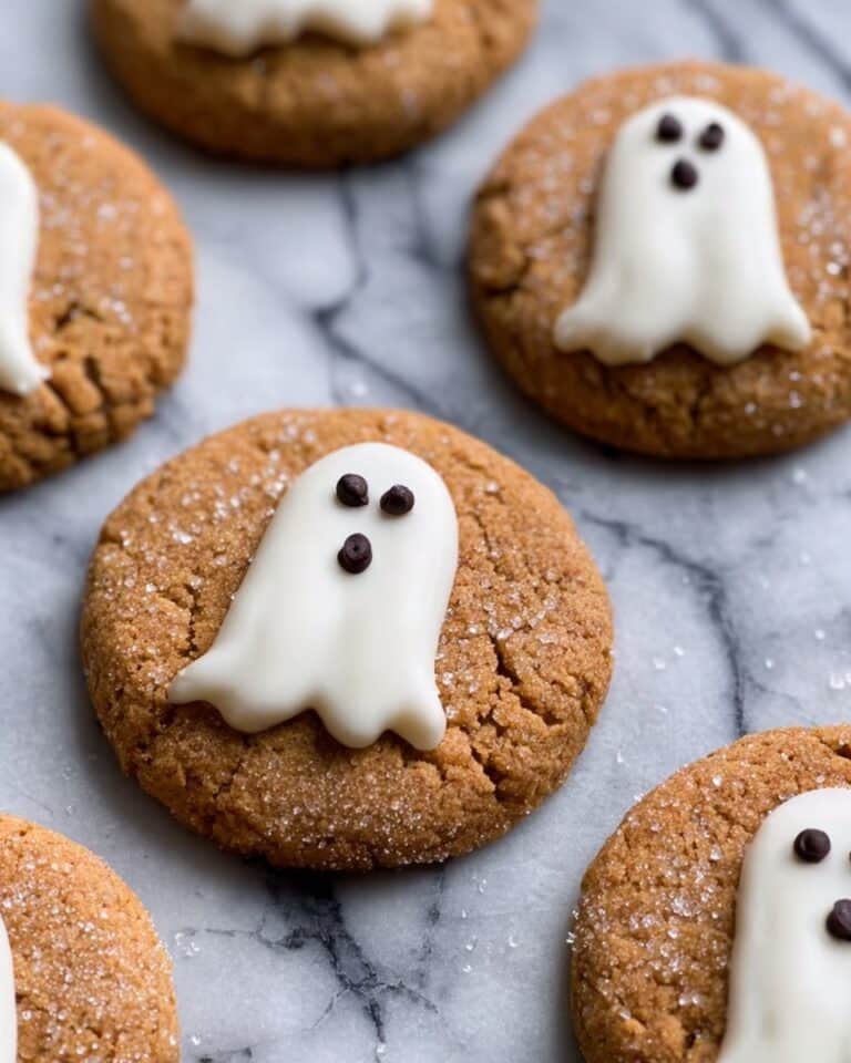 Spooky Ghost Brown Butter Pumpkin Cookies Recipe