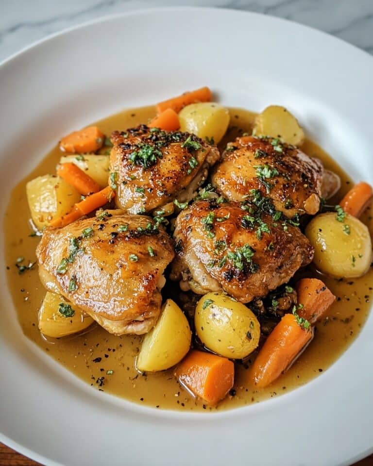 Easy Slow-Cooker Maple Dijon Chicken & Vegetables Recipe
