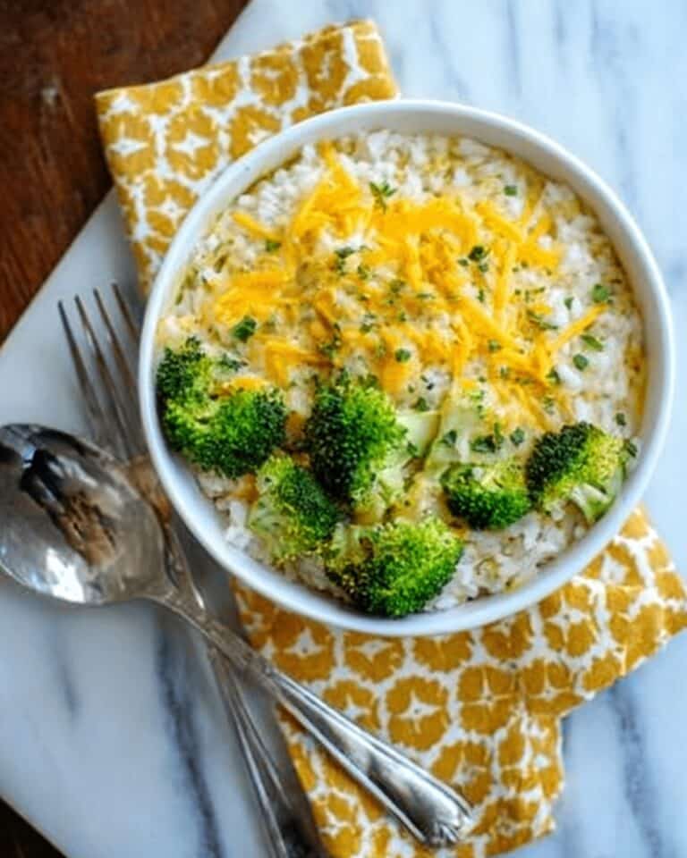 Cheddar and Broccoli Rice Recipe