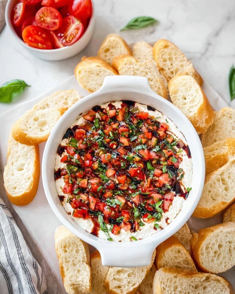 Easy Bruschetta Dip Recipe