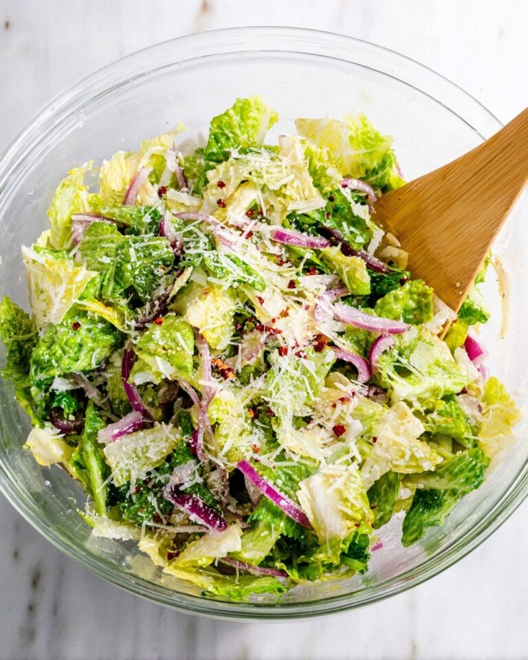 Lemon Parmesan Lettuce Salad Recipe