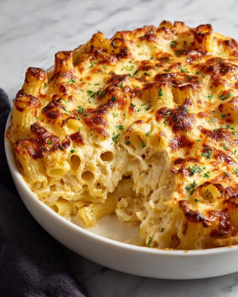 Creamy Turkey and Cheese Pasta Casserole Recipe