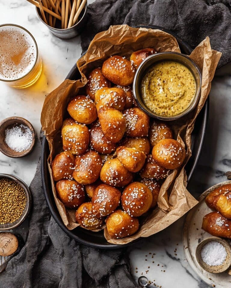 10 Minute Fluffy Air Fryer Pretzel Bites Recipe
