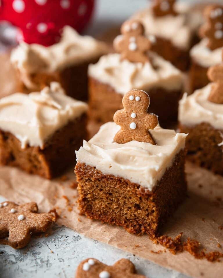 Gingerbread Cake with Spiced Buttercream Frosting Recipe