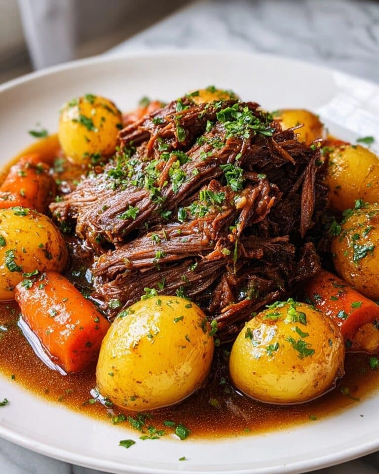 Pot Roast Slow Cooker Fast & Easy Recipe