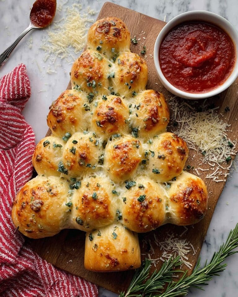 Cheesy Tree Bread Recipe