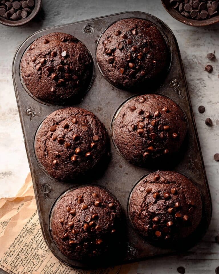 Double Chocolate Muffins Recipe