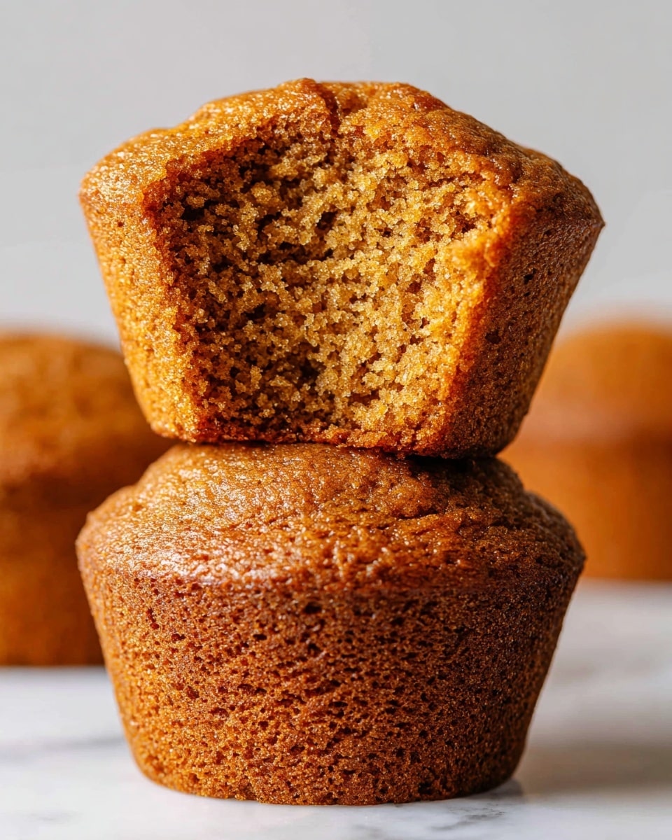 A close-up view of a pile of golden-brown muffins with a slightly cracked top layer showing a soft texture inside, arranged in a white bowl lined with crumpled white parchment paper. The muffins have a smooth, slightly domed shape with a darker brown color at the edges and a moist, crumbly surface. The bowl rests on a white marbled textured surface. photo taken with an iphone --ar 4:5 --v 7