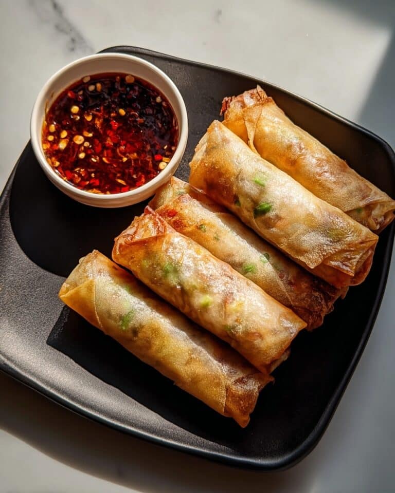 Air Fryer Rice Paper Noodle Rolls Recipe