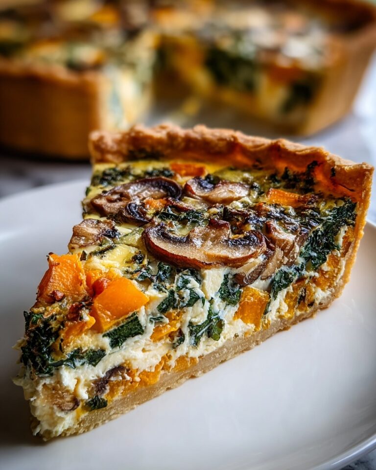 Winter Vegetable Quiche Recipe