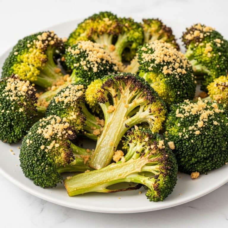 35-Minute Thanksgiving Roasted Broccoli with Parmesan Recipe