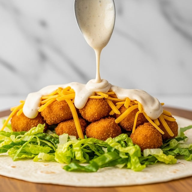 Crispy Chicken Ranch Snack Wrap Recipe