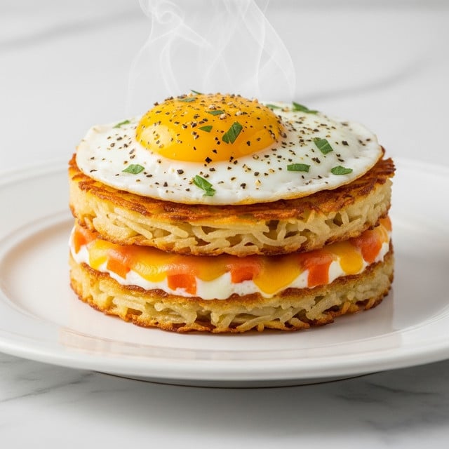 Baked Eggs Napoleon Recipe
