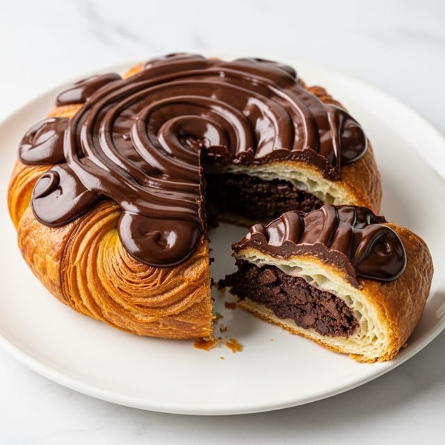 Chocolate Croissant Breakfast Bake Recipe