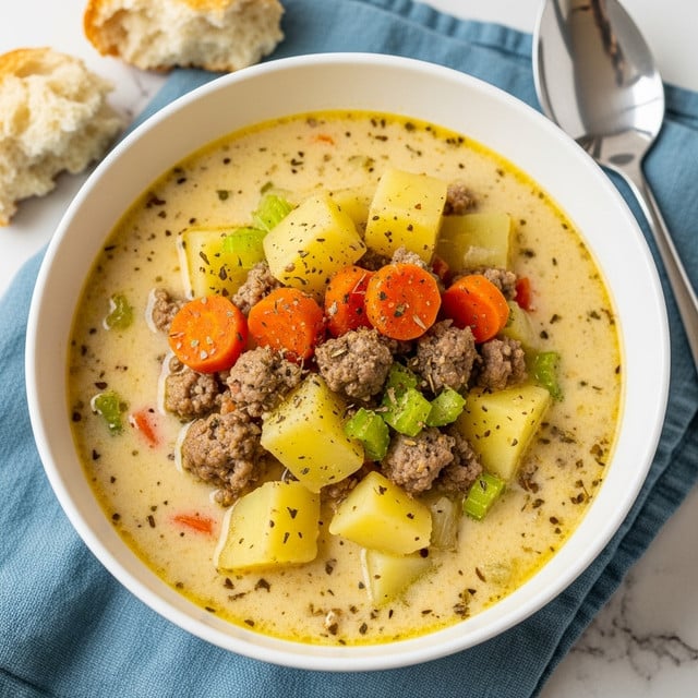 Cheeseburger Soup Recipe