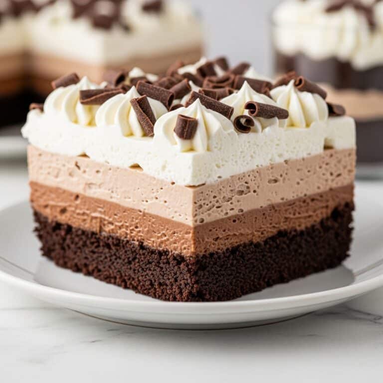 Brownie Refrigerator Cake Recipe