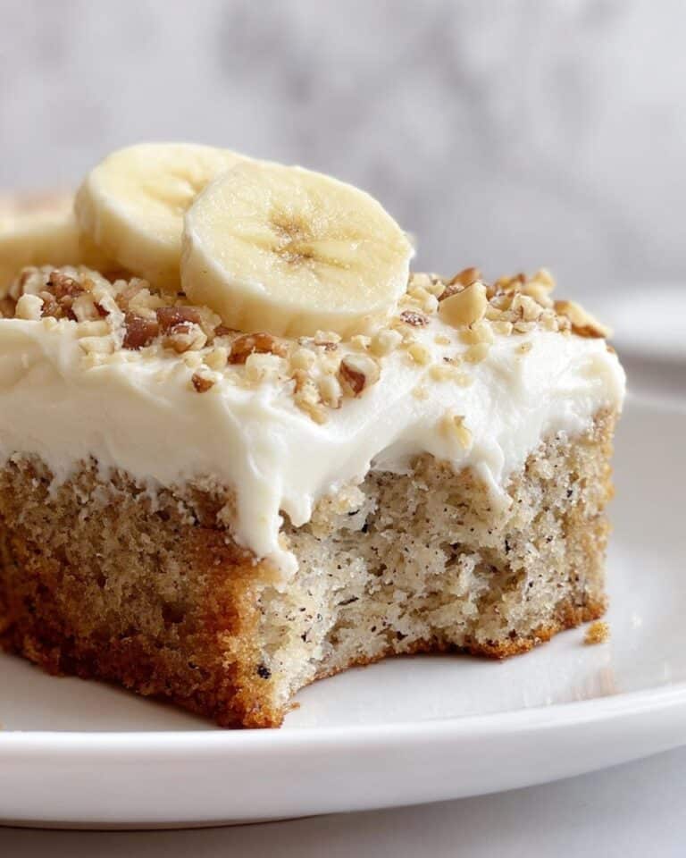 Banana Bread Cake with Cream Cheese Frosting Recipe