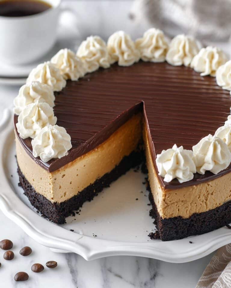 Creamy Coffee Cheesecake Recipe