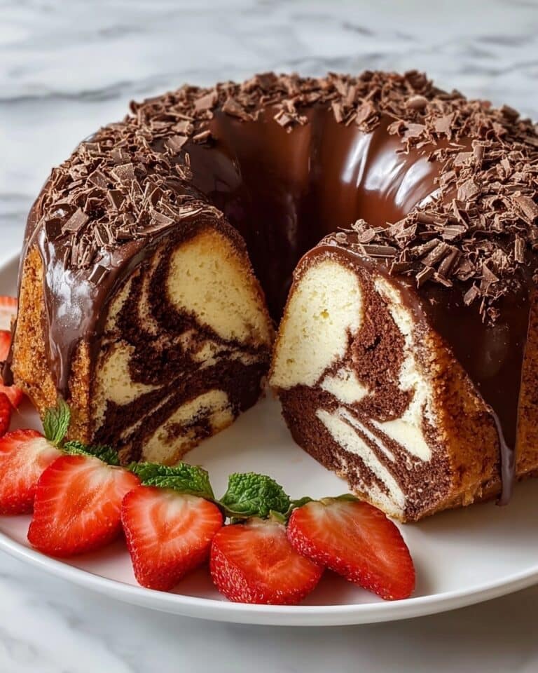 Chocolate Swirl Mousse Bundt Cake Recipe