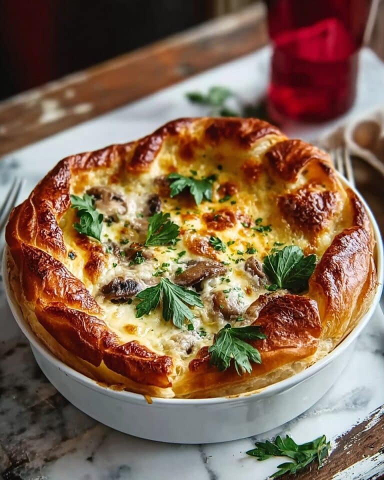 Irresistible Overnight Croissant Breakfast Casserole Recipe