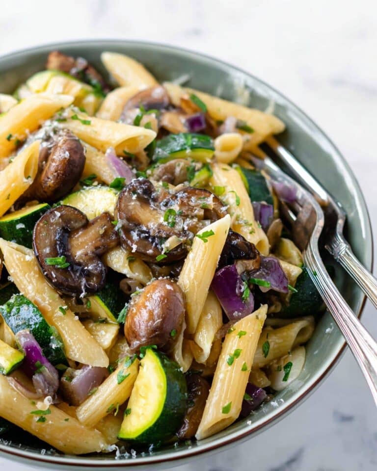 Easy Roasted Vegetable Pasta Recipe