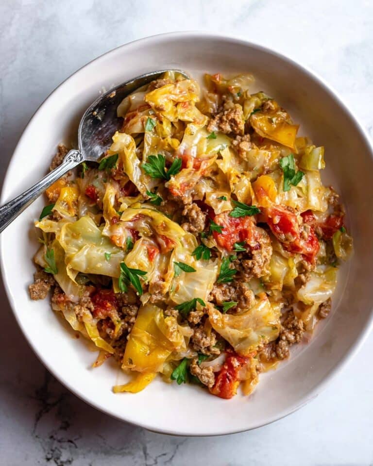 Low Carb Unstuffed Cabbage Casserole Recipe