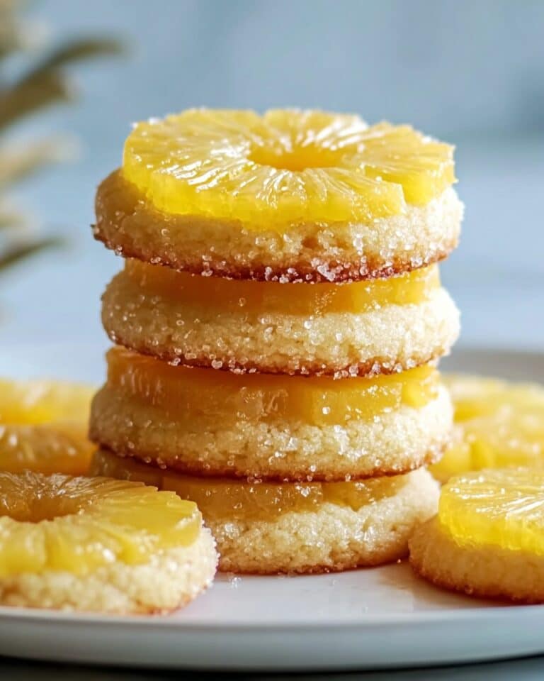 Pineapple Upside Sugar Cookies Recipe