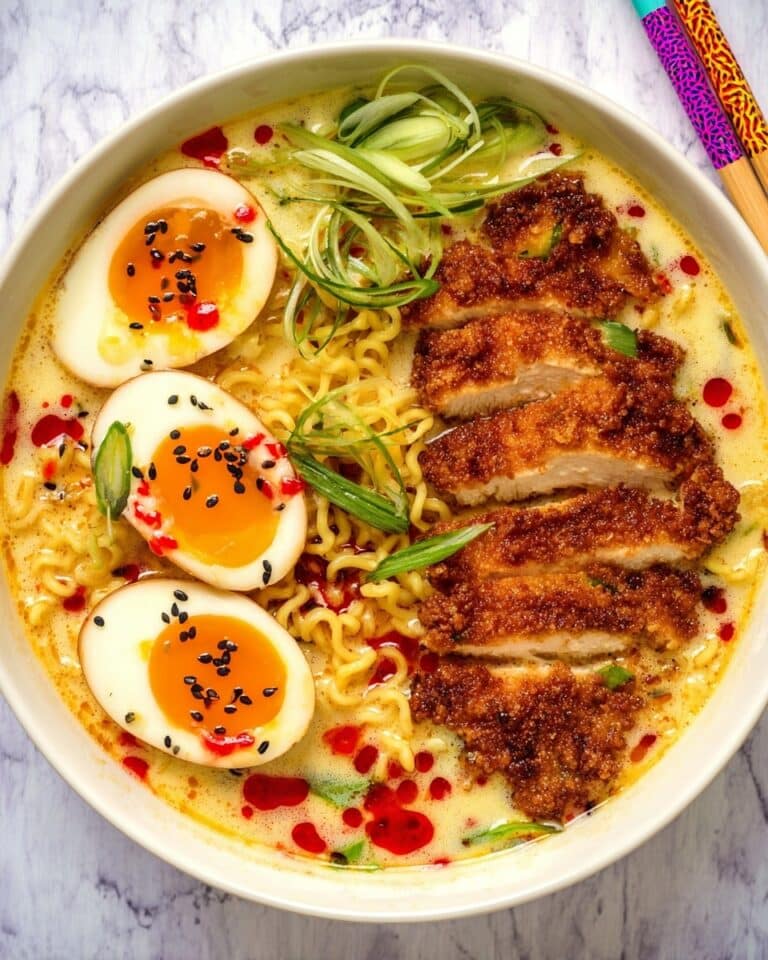 Miso Ramen with Chicken Katsu Recipe