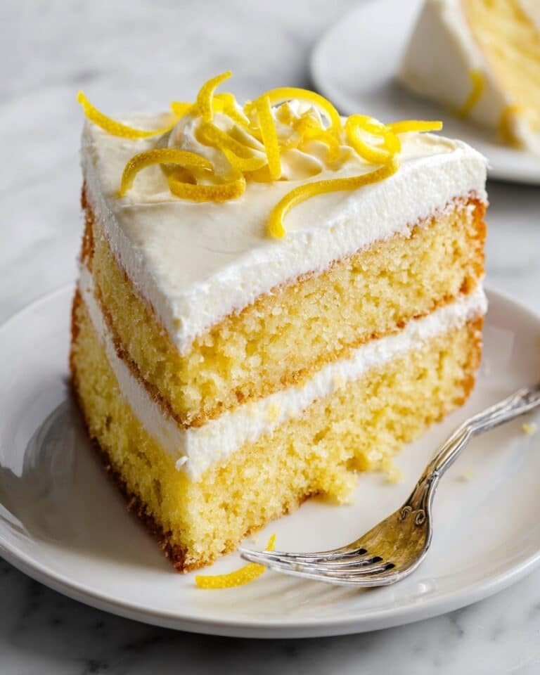 Italian Lemon Cream Cake Recipe