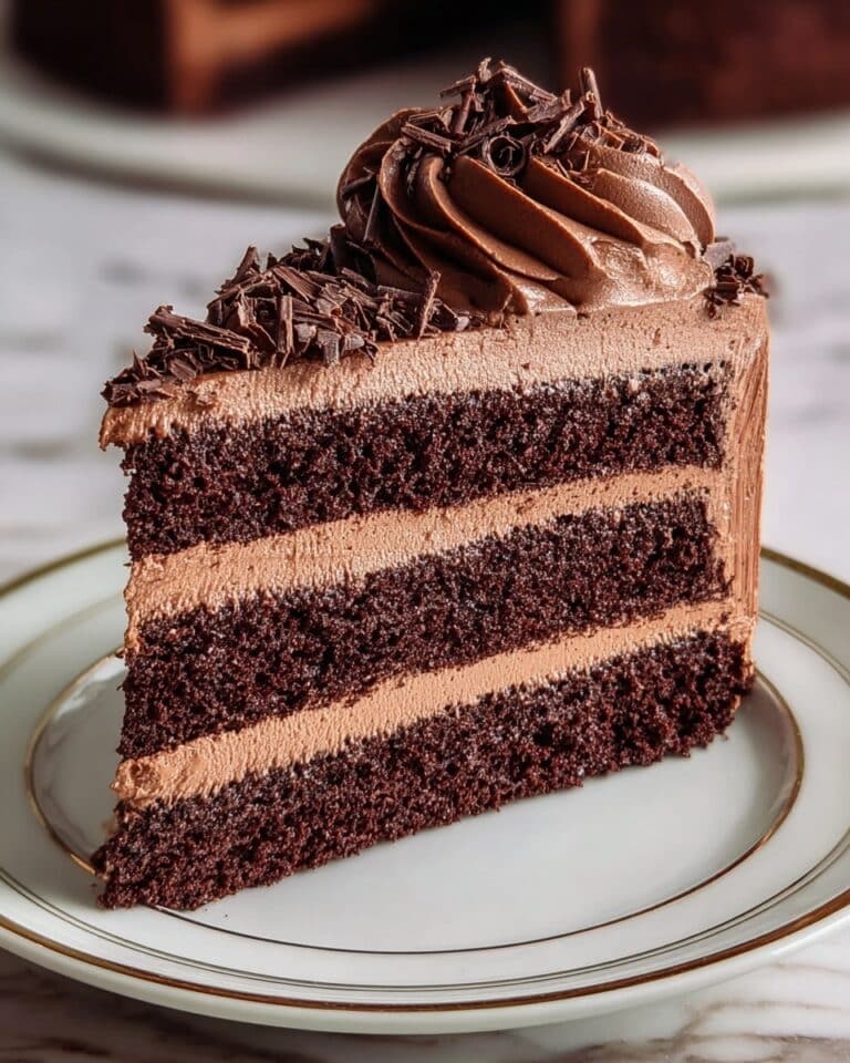 Easy Chocolate Mousse Cake Recipe