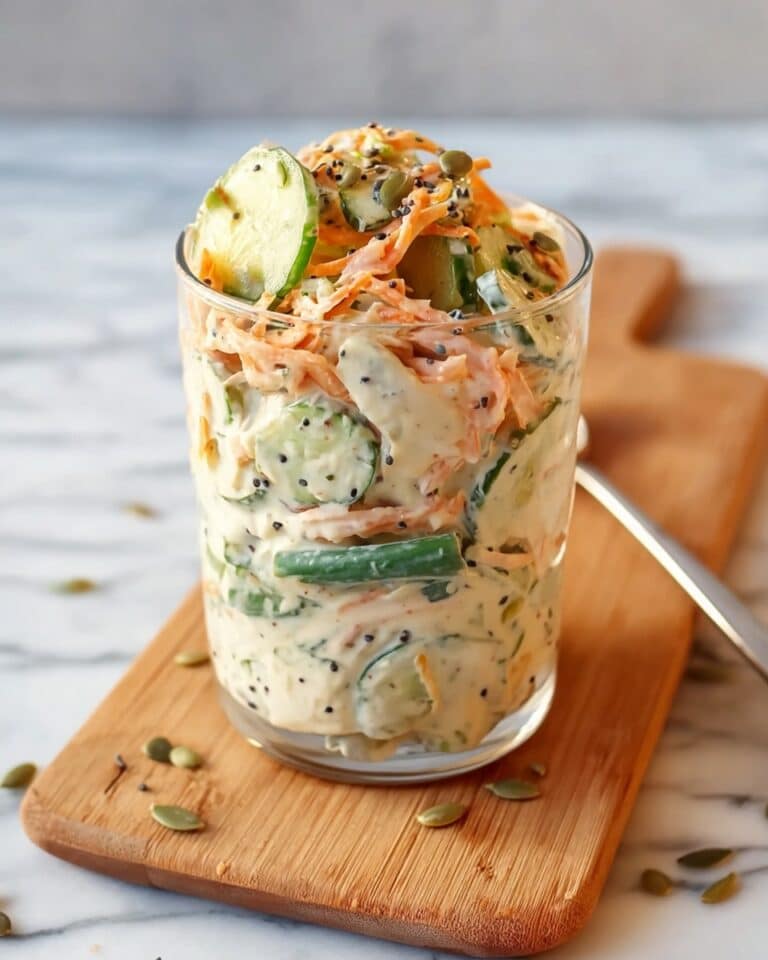 Creamy Asian Cucumber Salad Bowl Recipe