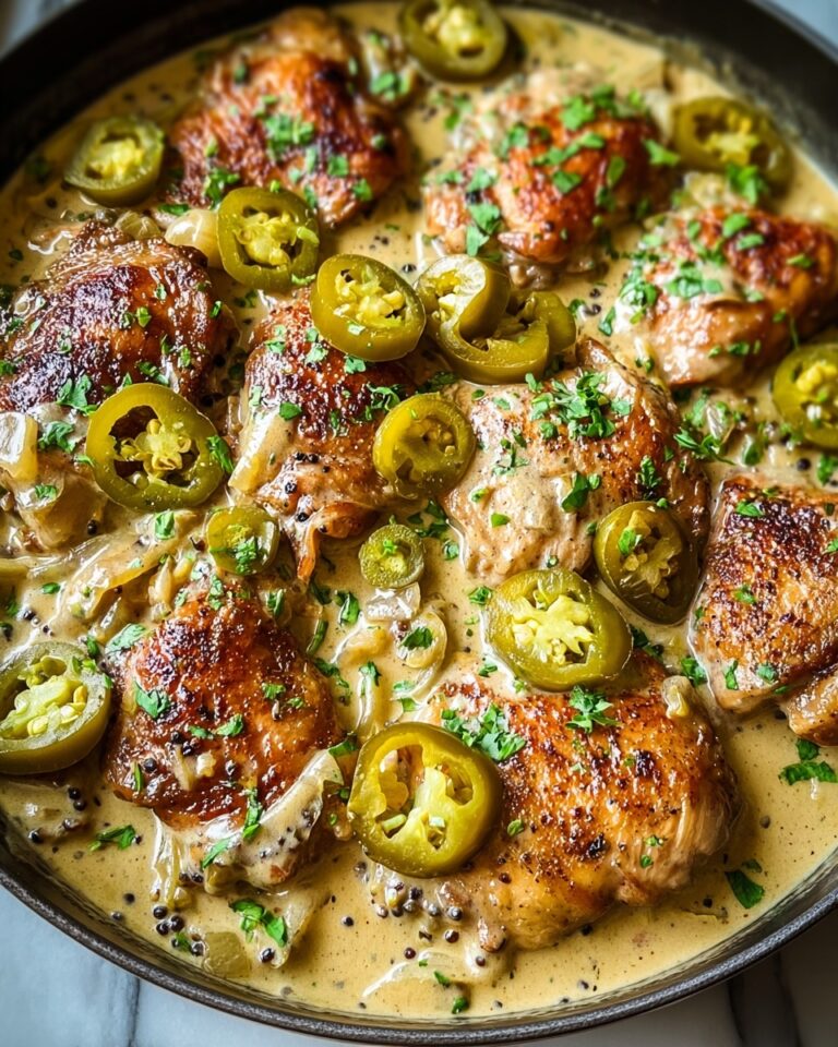 Creamy Pepperoncini Chicken Skillet Recipe