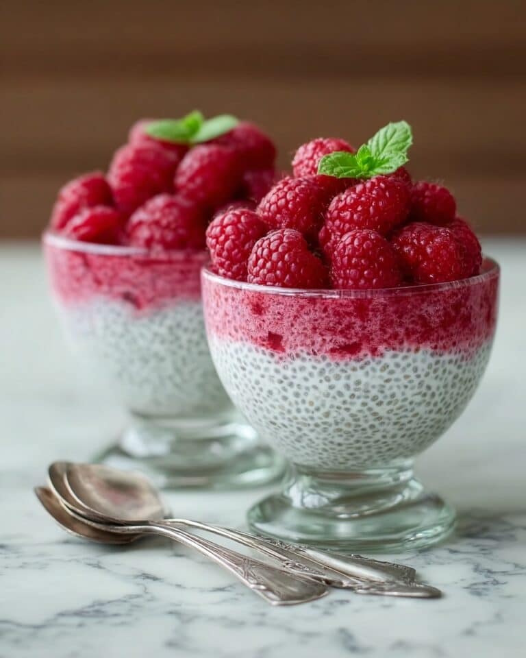 Vanilla Raspberry Chia Pudding Recipe