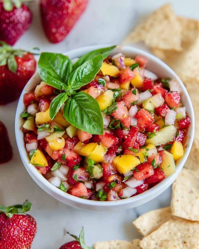Fruit Salsa with Cinnamon Tortilla Chips Recipe