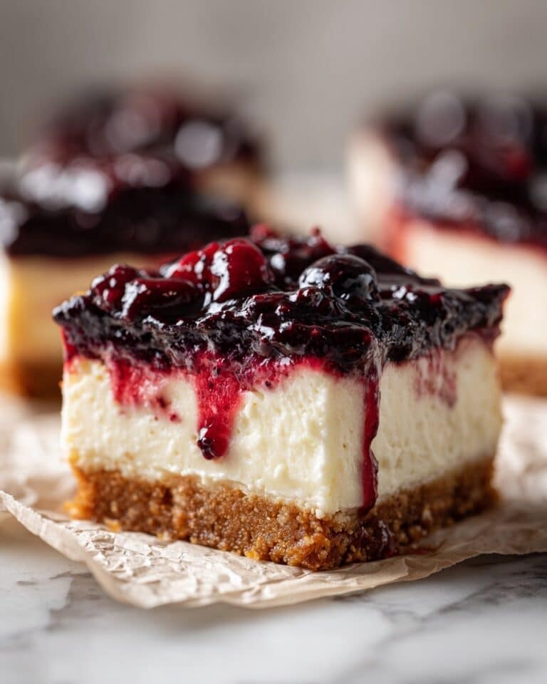 Sugar-Free Cheesecake Bars with Lime and Berries Recipe