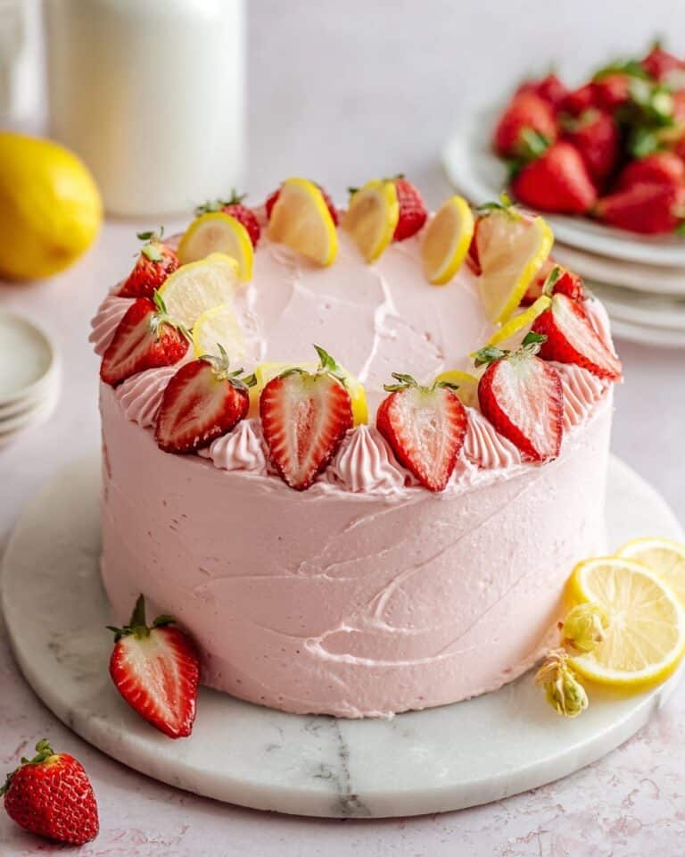Strawberry Lemon Cake Recipe