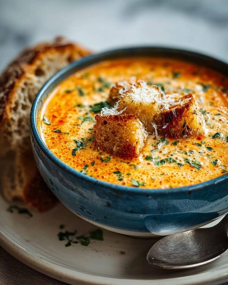 Crock Pot Creamy Chicken Parmesan Soup Recipe