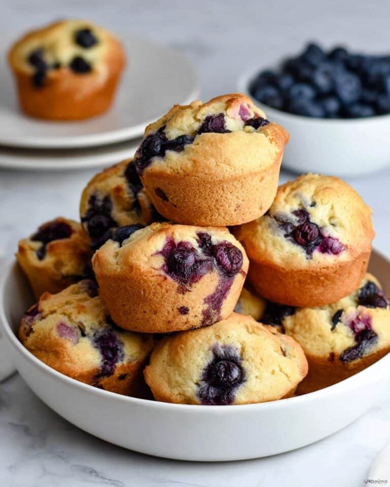 Cottage Cheese Blueberry Muffins Recipe