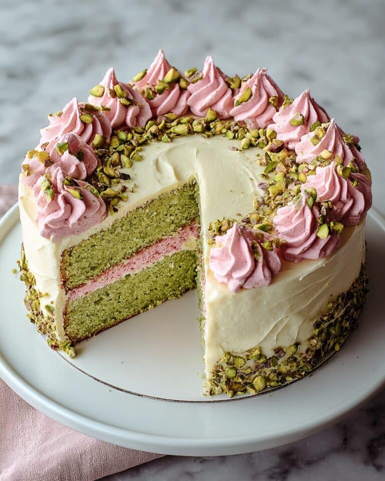 Pistachio Rose & Cardamom Cake Recipe