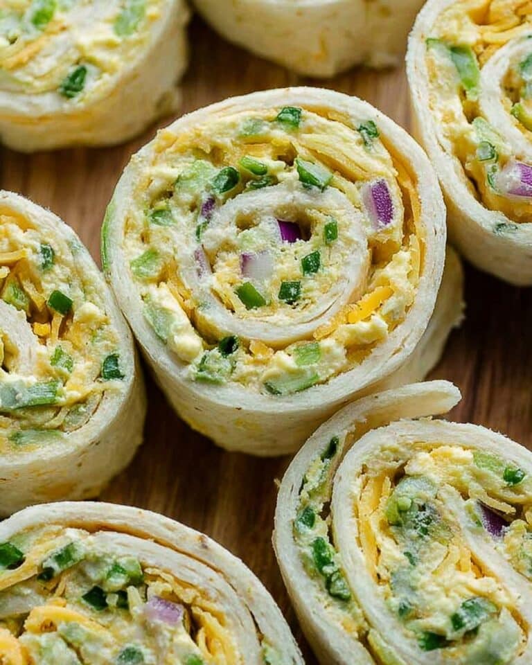 Chicken Avocado Salad Roll Ups Recipe