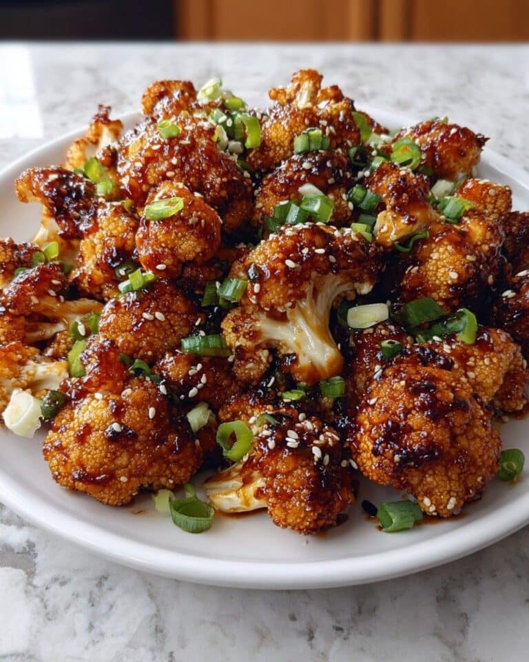 Amazing Sticky Honey Garlic Cauliflower Recipe