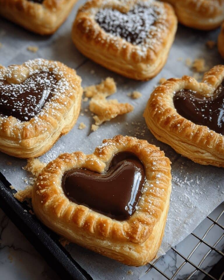 Nutella Puff Pastry Hearts Recipe