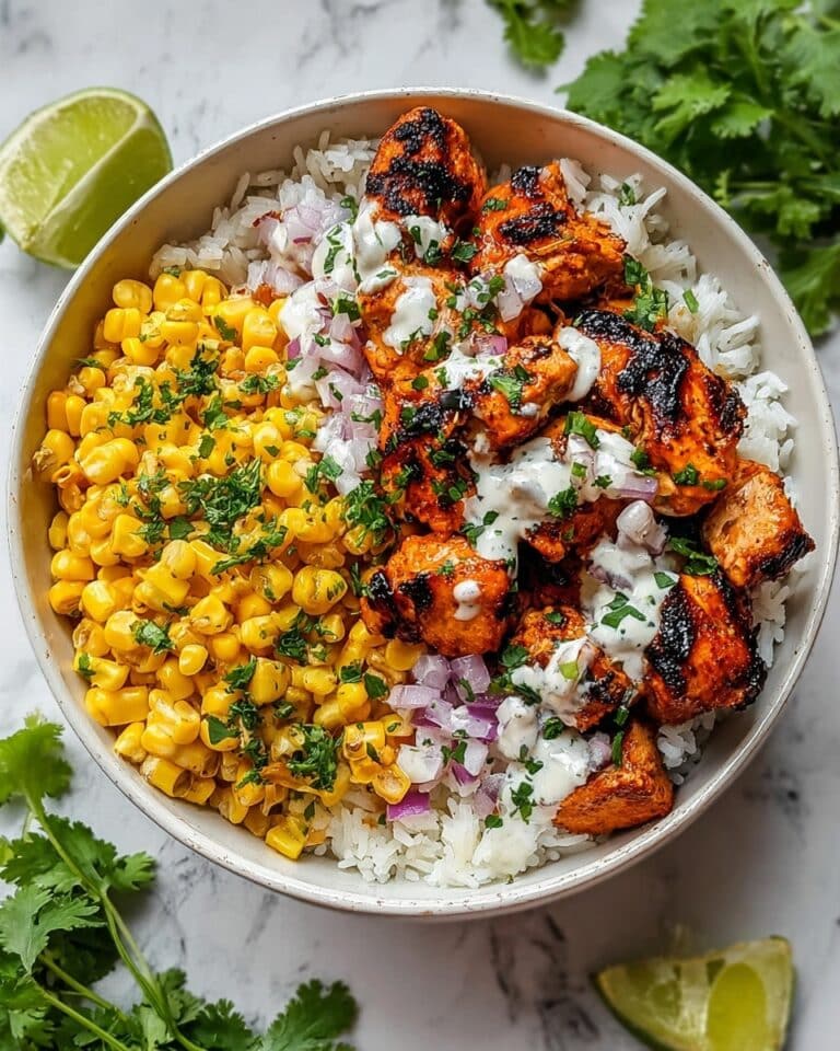 Street Corn Chicken Rice Bowl Recipe